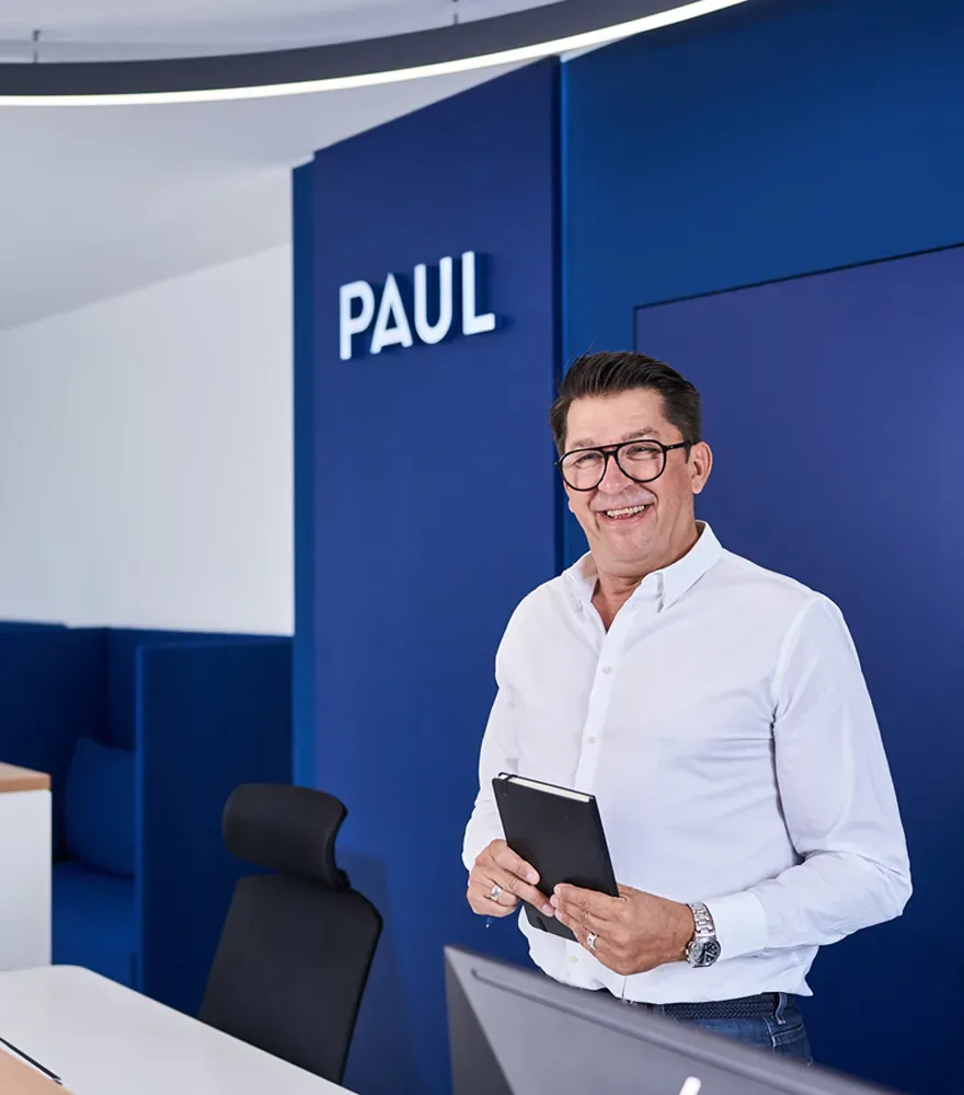 Jobs bei PAUL sind spannend, zukunftsorientiert und fordernd. Unser Proptech-Unternehmen wächst rasant. Ob am Standort Mannheim, an vielen anderen Standorten bundesweit oder Hybrid: Wir suchen Menschen wie Dich, die mit uns die Zukunft gestalten wollen. Egal ob Starter oder Profi, mit oder ohne Tech-Background, alle können sich bei uns entwickeln und Energiewende und Wärmewende wahr werden lassen.